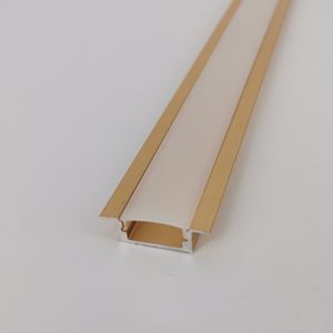 Profilé en aluminium extrudé pour led encastré, pour boîtier de bande flexible 2835/5050/5630, 2 m/pièce, offre spéciale, livraison gratuite