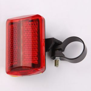 Venta caliente bicicleta 5 LED luz trasera trasera ciclismo luz roja MTB bicicleta advertencia de seguridad luces intermitentes (sin batería)