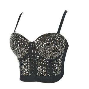 Designer-Corset Sexy Gothic Women Push Up Bra Bustiers Crop Top Corsage Bead Lingerie Bras Beads Bodice Clothing