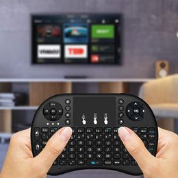 Remise Chaude Fly air Mouse – clavier Wifi Qwerty sans fil 2.4 ghz, pour Google Tv Box, MINI PC tactile, écureuil volant, avec Smart TV A21 RII I8