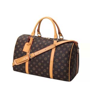 Vente chaude qualité miroir M41418 KEEPALL BANDOULIERE 45 monogrammes sacs fourre-tout en cuir véritable sac à main de luxe grands sacs à main sacs de créateurs de marques célèbres