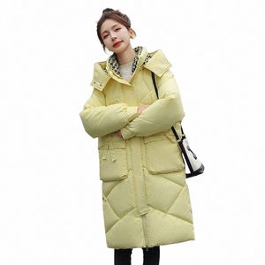 Offre spéciale Tenue d'étudiant Hiver Femmes Épaissie Chaud Manteau Cott Style BF Veste mi-longue pour femmes 2024 y2k vêtements D05O #