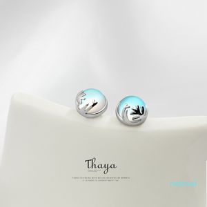 Thaya – boucles d'oreilles forêt aurore en argent 925, bijoux au Design Original pour femmes, cadeau élégant, offre spéciale