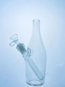 wholesale bécher transparent 3mm épaisseur de verre narguilé biao verre bouteille de saké tube d'eau bâton sucre glace 14mm bol joint