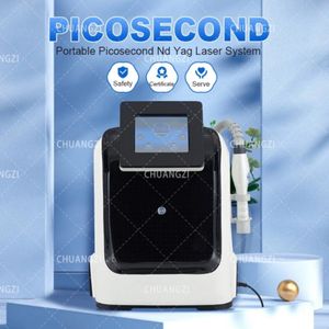 Ventes chaudes Machine à ultrasons thérapeutique Nouveau Pico Picosecond Q-Switched Laser Beauty Items 755nm Nd Yag Laser Tattoo Removal Beaty Machine