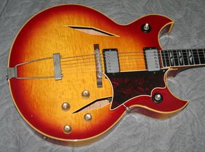 Vente chaude bonne qualité guitare électrique 1966 Trini Lopez personnalisé Vintage Archtop (# GAT0237) instruments de musique