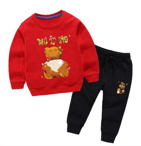 VENTE CHAUDE Pull à capuche pour enfants Ensemble de mode Style classique 2-11 ans nouvelle marque d'hiver Garçons et filles Costume de sport Bébé Vêtements à manches courtes