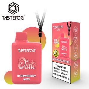 Vendre à chaud Tastefog Qute 800 Puffs Vape Disposable 2 ml 15 Flavors Device Vape avec longe