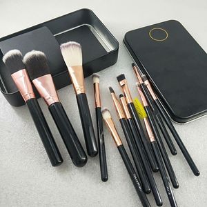 Nouveaux outils de maquillage de marque brosse 12 pièces/ensemble de pinceaux pinceau poudre ombre à paupières livraison rapide sans frais de port