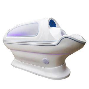 Vente chaude capsule 3D vendeur chaud multifonctionnel 3 en 1 lumière led corps amincissant sec + vapeur + eau massage salon de beauté spa lit avec musique