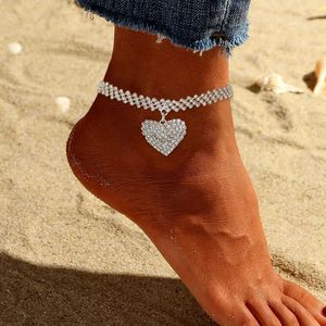 Accessoires à vente chaude et personnalisation de plage en forme de diamant en forme de diamant en forme de diamant sexy les chaînes de cheville adorent accessoires pour femmes