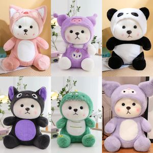 El anime de venta caliente se transforma en ositos de peluche, pandas gigantes y muñecas monstruosas, dando lindos regalos de cumpleaños a las niñas en stock