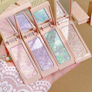 Mashed Potatoes Texture Glitter Eyeshadow Long Lasting Waterproof Eyeshadow Pearlescent Glitter Body Highlighter Makeup Palette