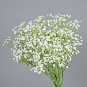 Vente chaude en vrac réel toucher gypsophile artificielle en plastique souffle de bébé longue branche INS tendances décoratives gypsophile tige unique cadeaux de remise des diplômes d'anniversaire