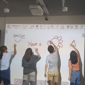 Finger Finger Touch Portable Magnetic Whiteboard Interactive Game Smart Teaching Board Digital Electronic Class