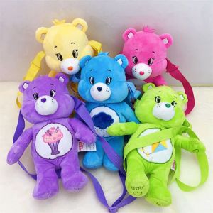 Hot selling Love Rainbow Bear Sweet Dream Bear Plush Backpack Doll Gift