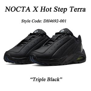 Nike Nocta 2022 Triple Black Hot Step Air Terra NOCTA Casual Shoes Women Mens Reflective White University Gold Purple Pink Platform Designer Sneakers Trainers