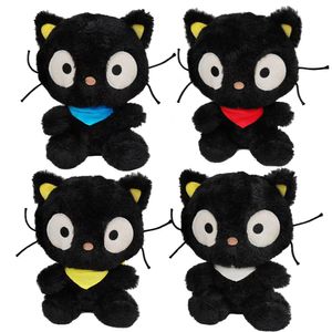 Venta caliente nueva venta al por mayor muñeco de peluche de gato de chocolate lindo gato negro juguete de peluche niños regalo de Navidad gratis UPS/DHL
