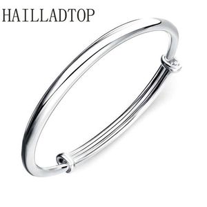 Brazaletes chapados en plata para mujer, joyería de moda, pulseras redondas, brazaletes, alta calidad, precio bajo, venta al por mayor Q0719