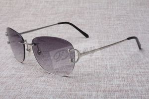 Hot Wholesale 4193828 gafas de sol gafas hombres y mujeres Caja de sol de metal Gafas de sol Tamaño del envío gratis: 56-18-135mm