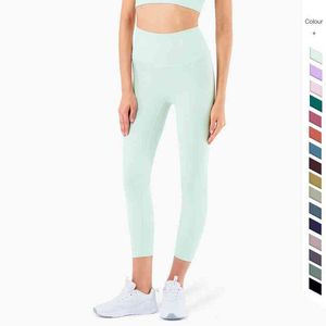 Chaude En Gros Doux Confortable Taille Haute Yoga Pantalon Collants Sexy Leggings Sport Femme Fitness Run Gym Vêtements Femme Pantalon H1221