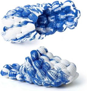 Zapatillas de casa para mujer calientes Diapositivas Burbujas divertidas Sandalias súper suaves Hombres Transpirable Playa Baño Ducha Zapatillas de burbujas Dormitorio Spa Casa Azul Blanco