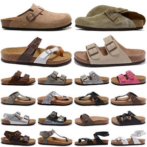 birkenstock birkenstocks birken stock Designer Sandales boston sabot arizona gizeh hommes femmes été automne hiver pantoufles en cuir