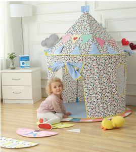 Maison pour enfants jeu tente bleu prix château meilleur cadeau pour enfants enfant tente Playhouse enfants jouets de plein air