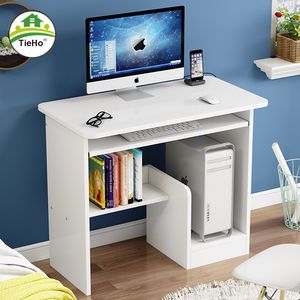 Bureau d'ordinateur moderne de grande capacité Table de PC d'ordinateur portable avec clavier table d'écriture de bureau meubles de maison 70 cm