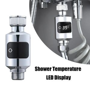 Thermomètres ménagers Salle de bains Baignoire Robinets de douche Thermomètre à eau Électricité LED Affichage numérique Moniteur de température de baignoire pour la maison 231214