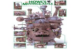 Howl's Moving 3D Puzzles papier modèles Kits assembler puzzle adultes enfants cadeaux jouets éducatifs à la main bande dessinée Collection Y2004147021894