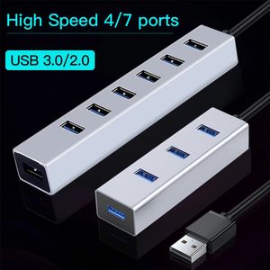 Hub USB Multi 3.0 Hub USB Splitter High Speed 4/7 Port All In One For PC Windows Macbook Computer Accessories