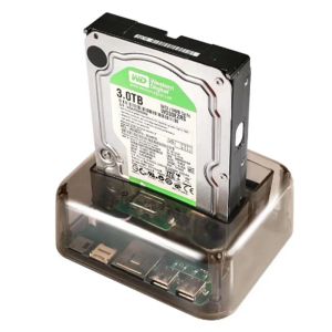 Hubs 2,5 pouces 3,5 sata / ide HDD Case 2Dock Dual Bay Drive Drive Aclé