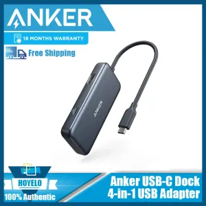 Hubs Anker USB C Hub, adaptateur USB C 4in1 avec Port de charge de livraison de puissance 4K USB C à HDMI 2