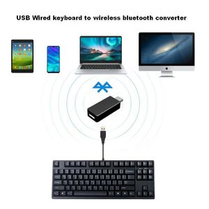 Hubs Clavier USB Bluetooth 5.3 Convertisseur Clavier filaire vers l'adaptateur sans fil Module Bluetooth pour adaptateur de clavier DIY