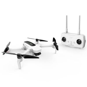 Hubsan H117S Zino 5G Wifi FPV 1KM Drone RC pliable GPS avec caméra à cardan 4K 3 axes Photographie panoramique Ligne Mode Vol RTF - Blanc