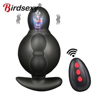 Énormes perles de l'extension anale iatable Dildo vibration de bouchons