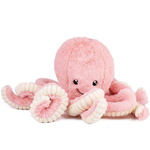 Peluche pieuvre géante rose, 31.5 pouces, grande pieuvre, animaux en peluche, poupée pour enfants, anniversaire, saint-valentin, noël, 80CM