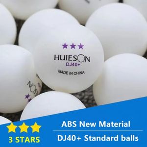 Huieson DJ40 3 estrellas Material ABS Pelotas de tenis de mesa Pelotas de ping pong profesionales Pelotas de entrenamiento 240113
