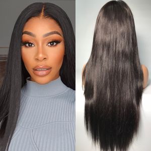 Pelucas delanteras del cordón del cabello humano pelucas peruanas indias brasileñas del pelo de la Virgen recta para las mujeres negras vendedor al por mayor