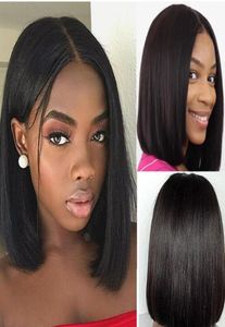 Human Hair Wigs Natural Color short bob wig style Brazilian Hair2609469