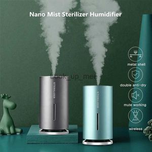 Humidificateurs Humidificateur d'air de pulvérisation d'induction intelligente Portable 1200mah batterie voiture brumisateur diffuseur d'arôme USB humidificateur à ultrasons pour la maison YQ230927