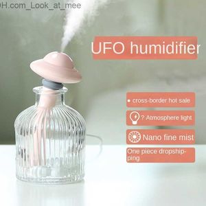 Humidificateurs USB voiture Mini humidificateur Portable petite veilleuse bouchon de bouteille humidificateur bureau grande capacité purificateur d'air brumisateur Q230901