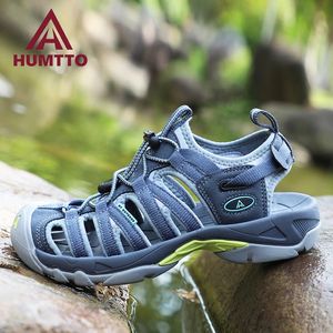 Humtto Men Outdoor Chaussures en amont Breffable Summer Aqua Water Shoes Mesh Sandales patauge