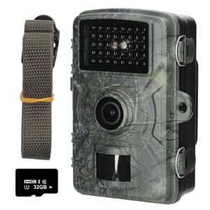 Caméras de chasse 16MP 1080P Portable Prise Trail Camera Chasses en plein air Observation des animaux Surveillance Po Vidéo IP66 Étanche 230620