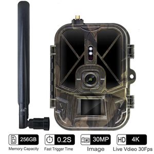 Caméras de chasse 4G 4K 36MP caméra de faune APP caméra de chasse 940nm Invisible IR led Vision nocturne 120 détection IP66 caméra étanche 231113