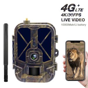 Hunting Cameras 4K Live Stream Media APP Clould Service Trail Camera 10000Mah LiBattery 4G 30MP Night Vision Po Traps HC940PROLI 230613