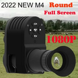 Caméras de chasse Megaorei 4 Night Vision Scope Camera Porteptable Sight Add on Attachement 1080p HD 4X Digital Zoom 230620