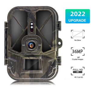 Caméras de chasse extérieure 4K 10000mah batterie au lithium étanche caméra de piste HD 36MP infrarouge vision nocturne mouvement activé piège jeu Cam 230603