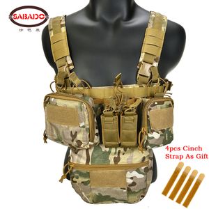 Hunting Jackets CS Match Wargame TCM Chest Rig Airsoft Tactical Vest Military Pack Magazine Pouch Holster Molle System Waist Men Nylon 221025